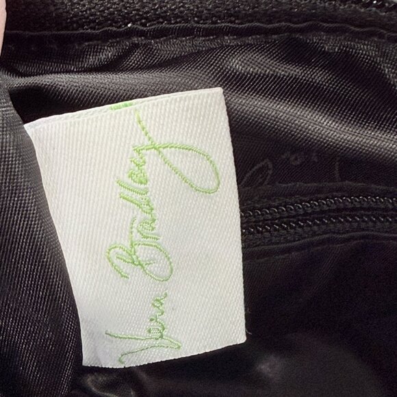 Vera Bradley Black and White Camocat Pattern Crossbody Purse Retired - Picture 8 of 9